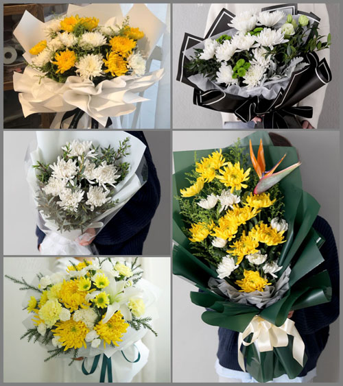 青海西宁市大通县极乐乡白事花束代送